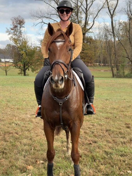 Alena Collins Real Rider Cup mount