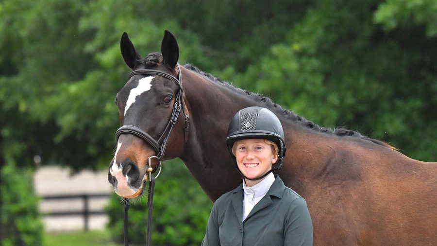 Allison Andrews and a horse
