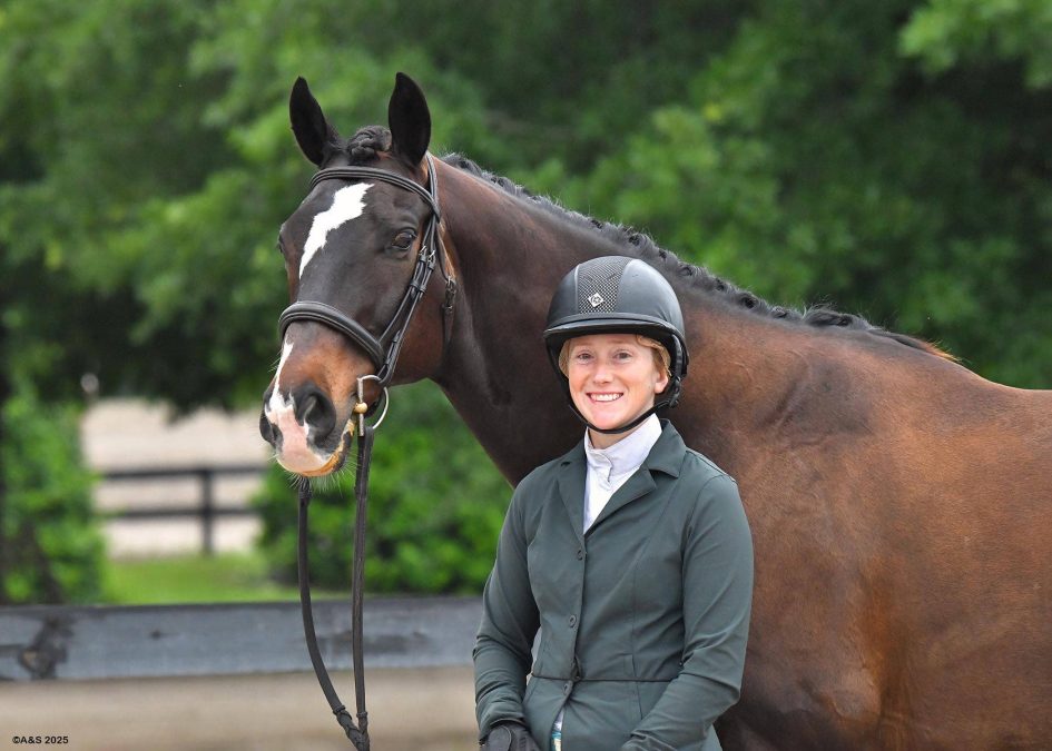 Allison Andrews and a horse