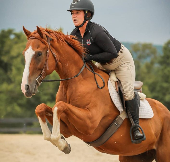 Chelsey O'Brien jumping