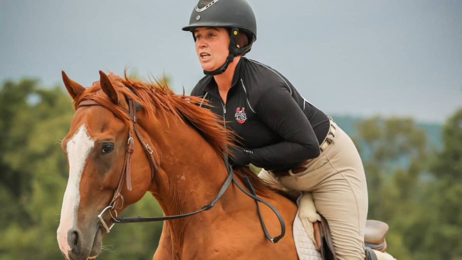 Chelsey O'Brien jumping