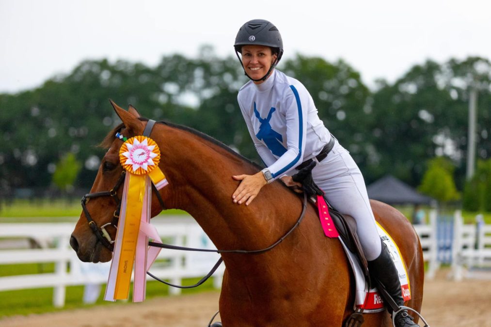 Jocelyn Brooks on a horse