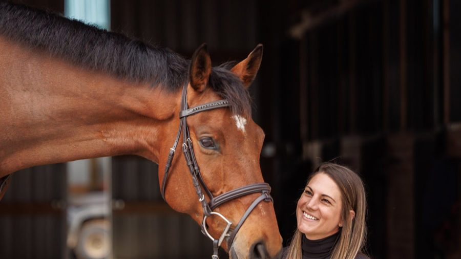 Kate Sand and horse
