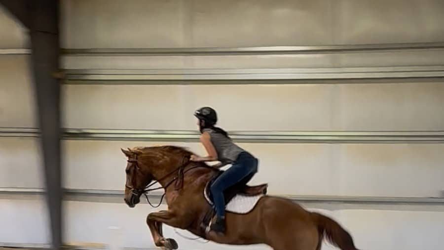 Nikki Bernstein jumping