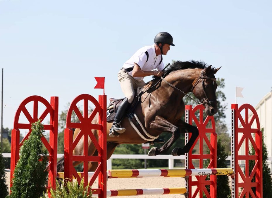 Scott Morrison jumping
